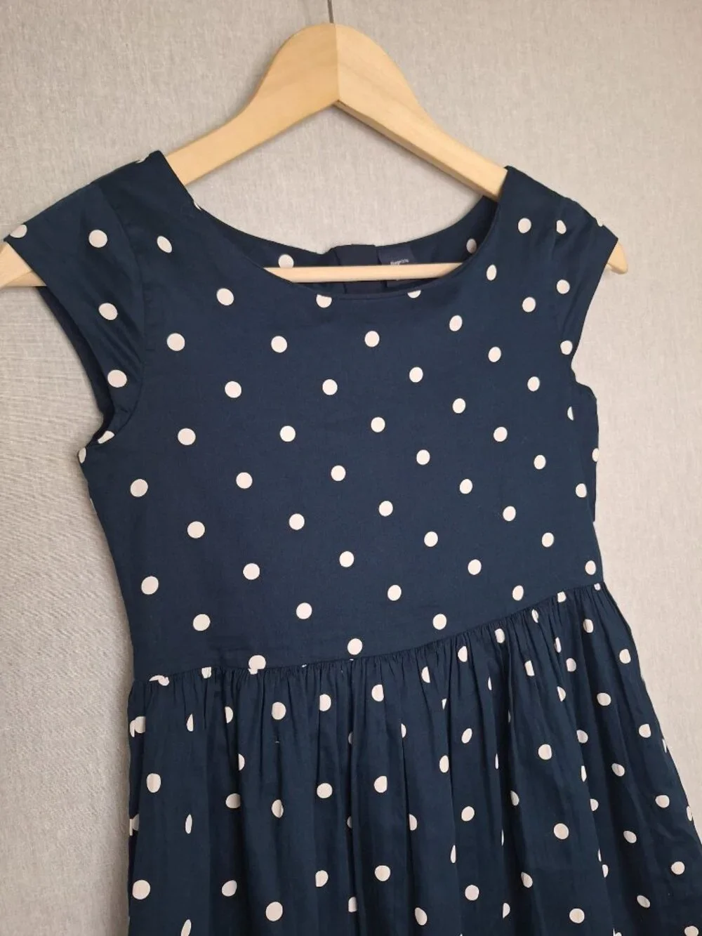 💙 Gap Kids Polkadot Girls Dress Size 10/L Cotton Preppy Formal Cute Outfit
